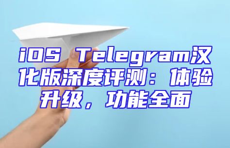 iOS Telegram汉化版深度评测：体验升级，功能全面