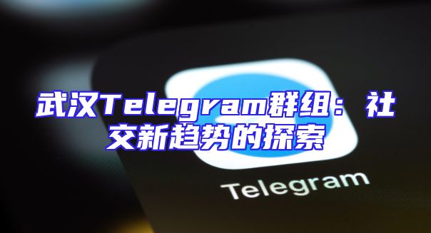 武汉Telegram群组：社交新趋势的探索