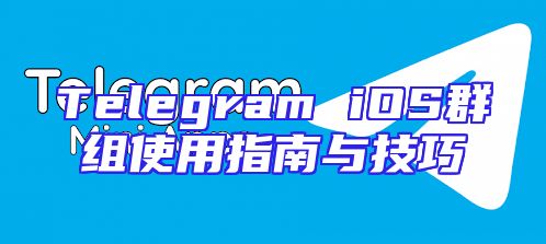 Telegram iOS群组使用指南与技巧