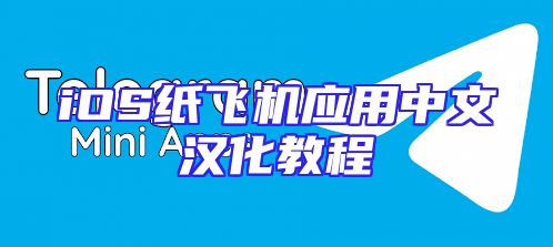iOS纸飞机应用中文汉化教程