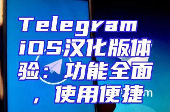 Telegram iOS汉化版体验：功能全面，使用便捷