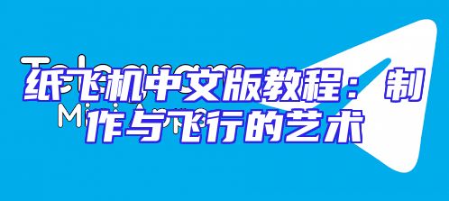 纸飞机中文版教程：制作与飞行的艺术