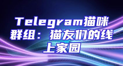 Telegram猫咪群组：猫友们的线上家园