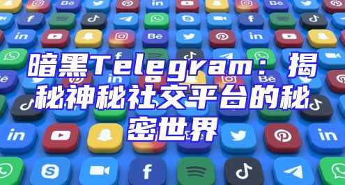 暗黑Telegram：揭秘神秘社交平台的秘密世界