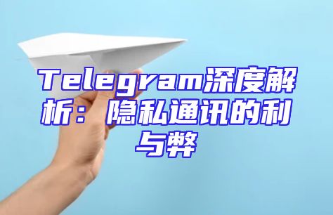 Telegram深度解析：隐私通讯的利与弊