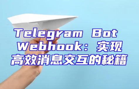 Telegram Bot Webhook：实现高效消息交互的秘籍