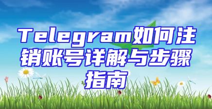 Telegram如何注销账号详解与步骤指南