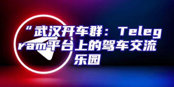 “武汉开车群：Telegram平台上的驾车交流乐园