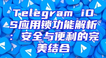 Telegram iOS应用锁功能解析：安全与便利的完美结合