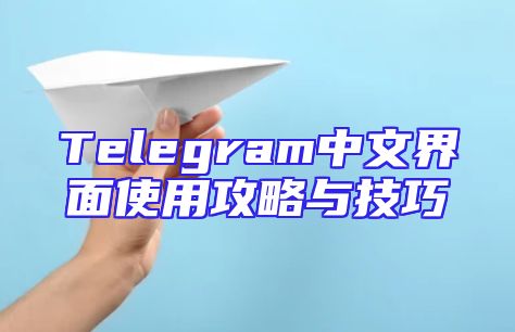 Telegram中文界面使用攻略与技巧
