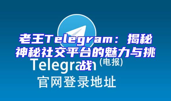 老王Telegram：揭秘神秘社交平台的魅力与挑战