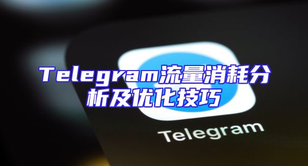 Telegram流量消耗分析及优化技巧