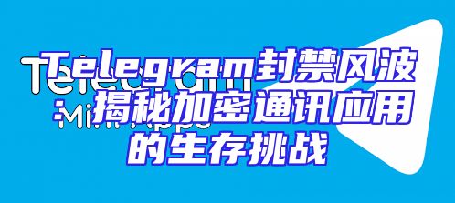 Telegram封禁风波：揭秘加密通讯应用的生存挑战