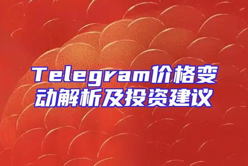 Telegram价格变动解析及投资建议