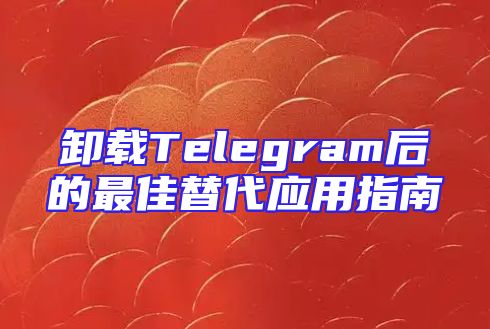 卸载Telegram后的最佳替代应用指南