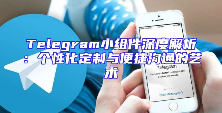 Telegram小组件深度解析：个性化定制与便捷沟通的艺术