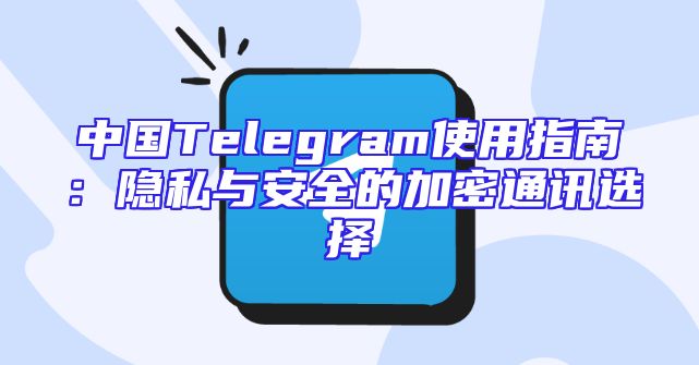 中国Telegram使用指南：隐私与安全的加密通讯选择