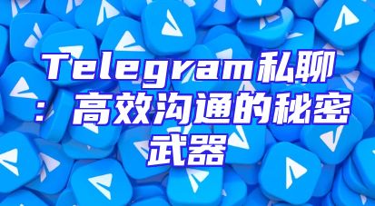 Telegram私聊：高效沟通的秘密武器