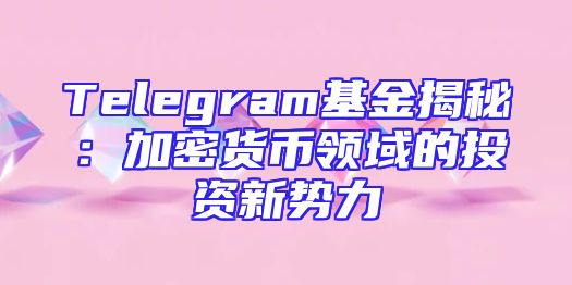 Telegram基金揭秘：加密货币领域的投资新势力