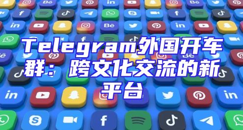 Telegram外国开车群：跨文化交流的新平台