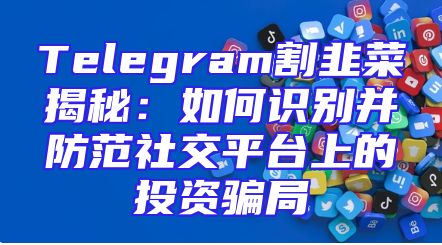 Telegram割韭菜揭秘：如何识别并防范社交平台上的投资骗局