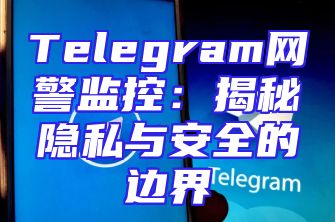 Telegram网警监控：揭秘隐私与安全的边界