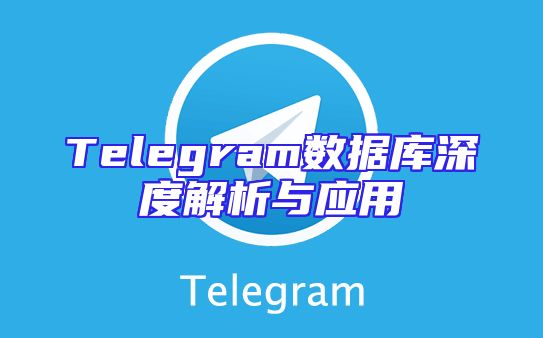 Telegram数据库深度解析与应用