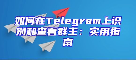 如何在Telegram上识别和查看群主：实用指南