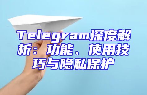 Telegram深度解析：功能、使用技巧与隐私保护