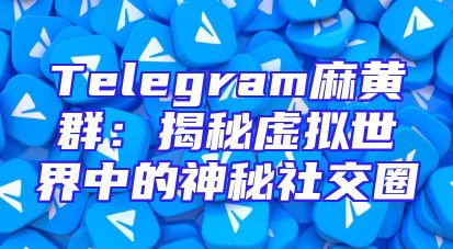 Telegram麻黄群：揭秘虚拟世界中的神秘社交圈