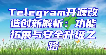 Telegram开源改造创新解析：功能拓展与安全升级之路