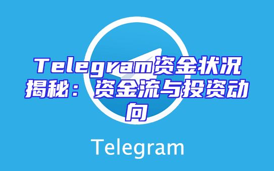 Telegram资金状况揭秘：资金流与投资动向
