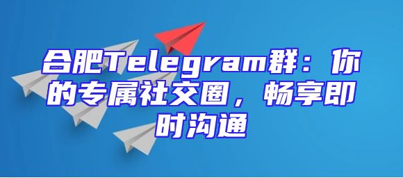 合肥Telegram群：你的专属社交圈，畅享即时沟通