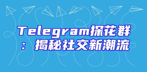 Telegram探花群：揭秘社交新潮流