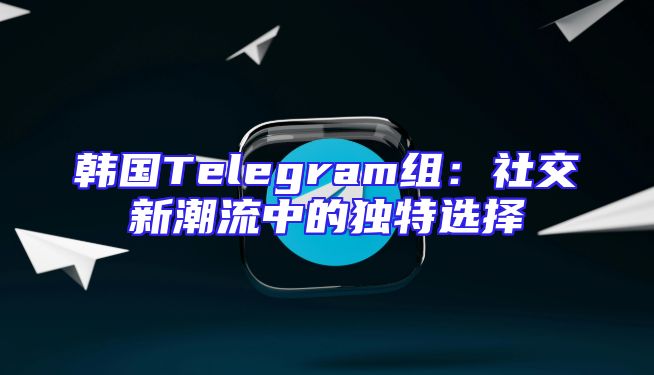 韩国Telegram组：社交新潮流中的独特选择