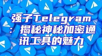 强子Telegram：揭秘神秘加密通讯工具的魅力
