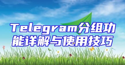 Telegram分组功能详解与使用技巧