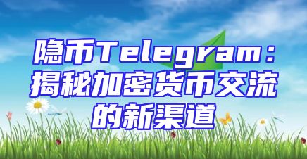 隐币Telegram：揭秘加密货币交流的新渠道