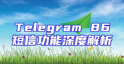 Telegram 86短信功能深度解析