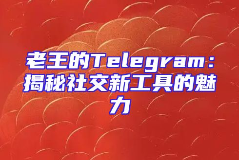 老王的Telegram：揭秘社交新工具的魅力