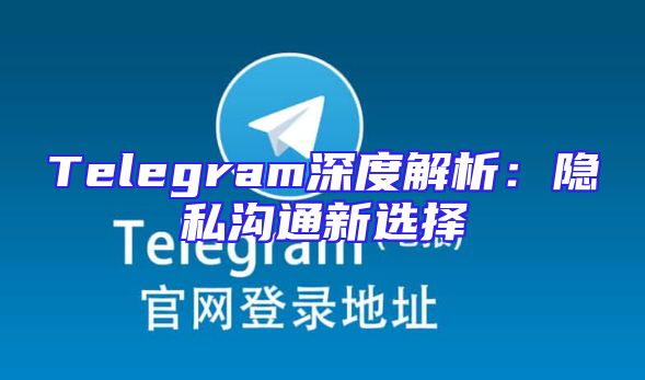 Telegram深度解析：隐私沟通新选择