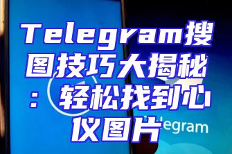 Telegram搜图技巧大揭秘：轻松找到心仪图片