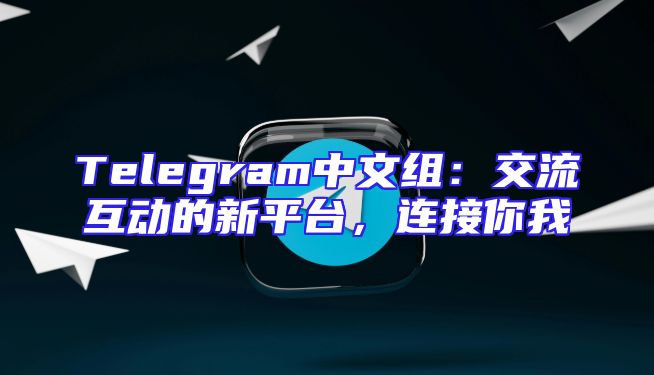 Telegram中文组：交流互动的新平台，连接你我
