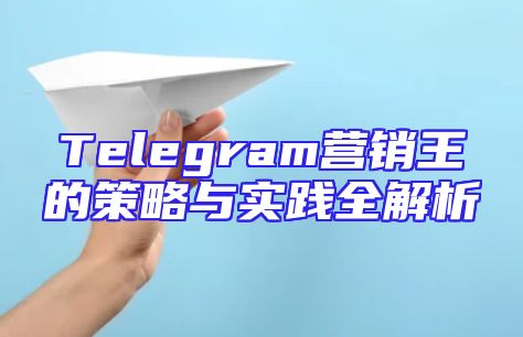 Telegram营销王的策略与实践全解析