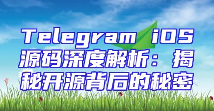 Telegram iOS源码深度解析：揭秘开源背后的秘密