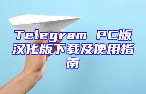 Telegram PC版汉化版下载及使用指南